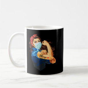 Rosie The Riveter - Woman Nurse T - Shirt T - Shir Kaffeetasse