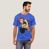 Rosie The Riveter Woman Social Worker T-Shirt (Vorne ganz)