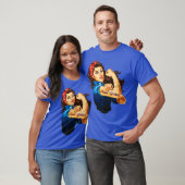 Rosie The Riveter Woman Social Worker T-Shirt (Unisex)