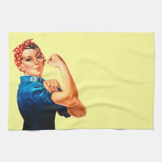 Rosie The Riveter WWII-Plakat Handtuch