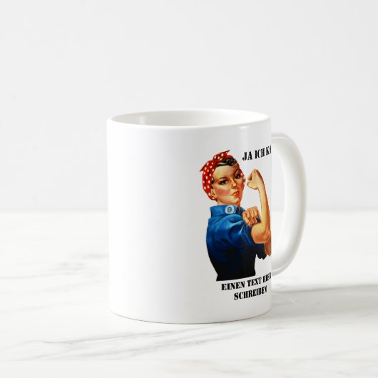 Rosie the Riveter - Yes We Can Kaffeetasse (VorderseiteRechts)