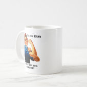 Rosie the Riveter - Yes We Can Kaffeetasse (Vorderseite Links)