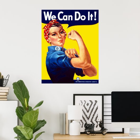 Rosie The Rivetor Poster (Heimbüro)