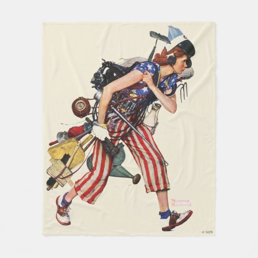 Rosie to Rescue Fleecedecke (Vorderseite)