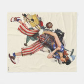 Rosie to Rescue Fleecedecke (Vorderseite (Horizontal))