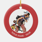 Rosie to Rescue Keramik Ornament (Hinten)