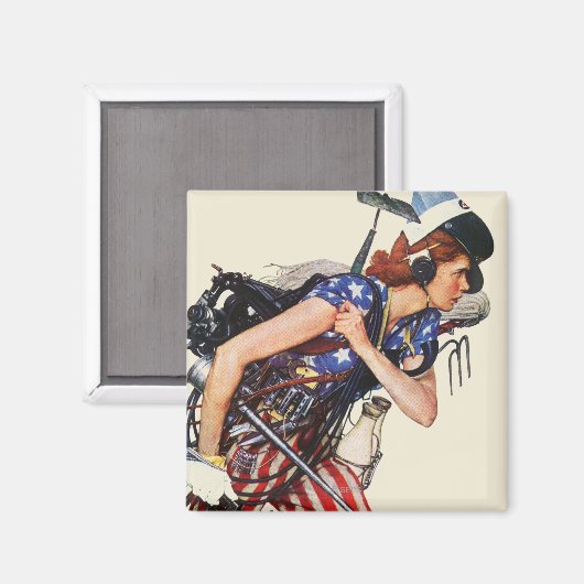 Rosie to Rescue Magnet (Vorderseite/Rückseite)