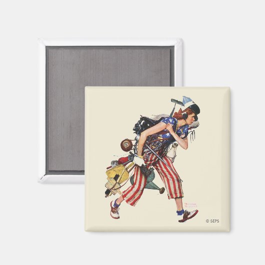 Rosie to Rescue Magnet (Vorderseite/Rückseite)