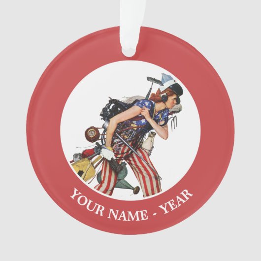 Rosie to Rescue Ornament (Vorderseite)