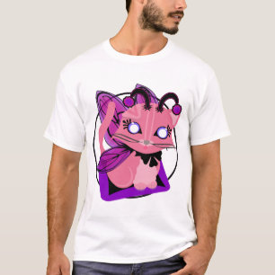 Rosie Toon Kitty-feenhaftes Kätzchen-Shirt T-Shirt