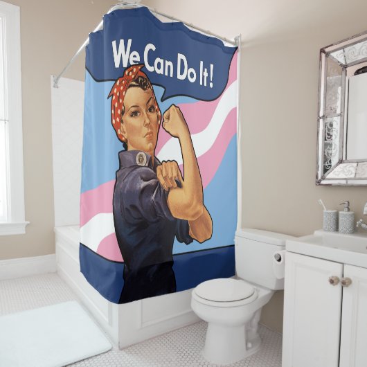 Rosie Transgender-Stolz Duschvorhang (Beispiel)