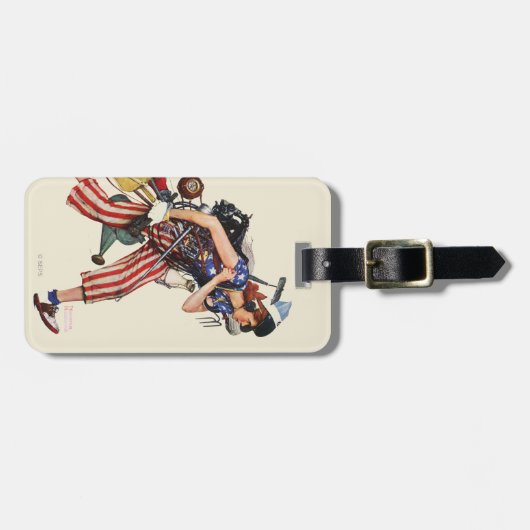 Rosie zur Rettung Gepäckanhänger (Vorderseite horizontal)