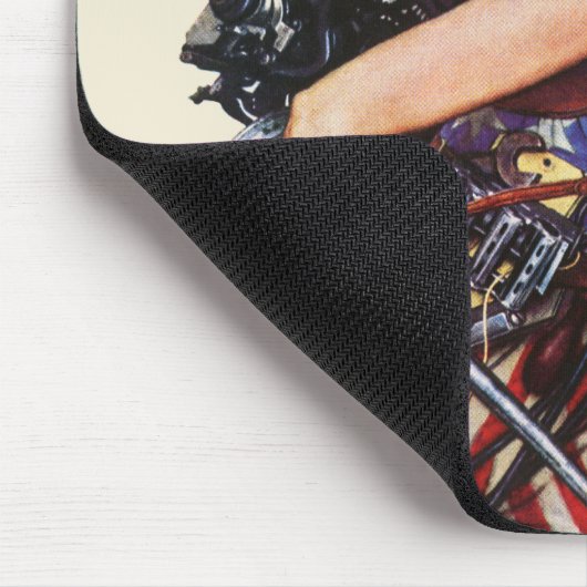 Rosie zur Rettung Mousepad (Ecke)