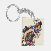 Rosie zur Rettung Schlüsselanhänger (Vorderseite links)