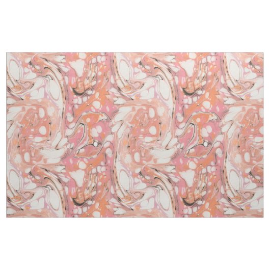 rosig| Abstraktes Marmormuster Stoff (Fat Quarter (45,7 x 55,9 cm))