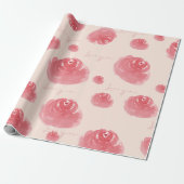 Rosig Geschenkpapier (Ungerollt)