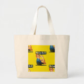 rosig jumbo stoffbeutel (Vorne)