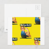 rosig postkarte (Vorne/Hinten)