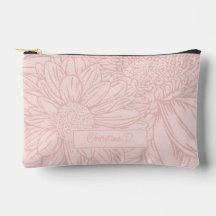 Rosig Rosa auf rosa Chrysanthemen mit Namen