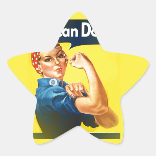 rosig Stern-Aufkleber (Vorderseite)