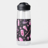 Rosige Hexe Trinkflasche (Vorne)