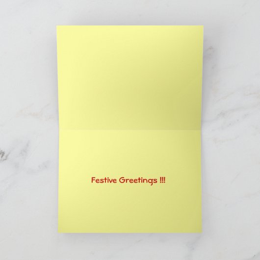 Rosige Robin-Weihnachtskarten Feiertagskarte (Innenseite)