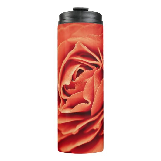 rosiges Leben Thermosbecher (Vorderseite)