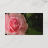 Rosiges Rosa Visitenkarte (Rückseite)