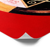 Rosikerker Symbol der hermetischen Ordnung Poster (Ecke)