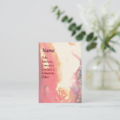 ROSINA, Schönheitssalon, Wellness-Center, Makeup K Visitenkarte (Stehend Vorderseite)