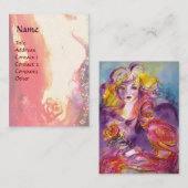 ROSINA, Schönheitssalon, Wellness-Center, Makeup K Visitenkarte (Vorne/Hinten)