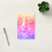 ROSINA/Young Girl mit Rose und Papagei Post-it Klebezettel (Büro)