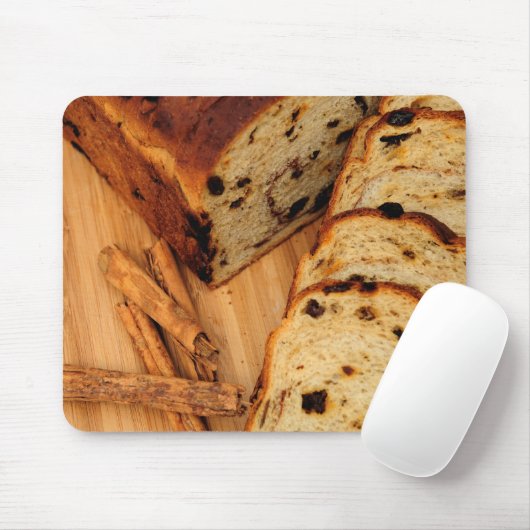 Rosinen-Brot und Zimt Mousepad (Mit Mouse)