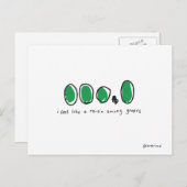 Rosinen unter den Trauben Postkarte (Vorne/Hinten)