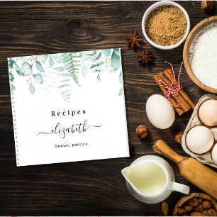 Rosinenblättriger Eukalyptus-Waldename Notizblock