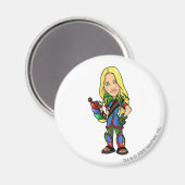 Rosineninselstab-Spieler Magnet (Vorderseite/Rückseite)