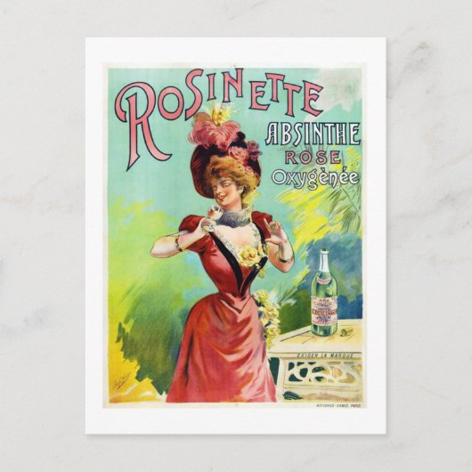 Rosinette Absinth Postkarte (Vorderseite)