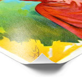 Rosinette Absinth Vintages Werbeplakat Fotodruck (Ecke)