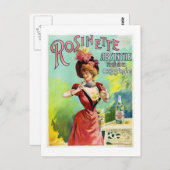 Rosinette Absinthe Postkarte (Vorne/Hinten)