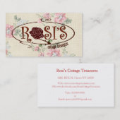 Rosis Hütte hütet Geschäfts-Karten Visitenkarte (Vorne/Hinten)