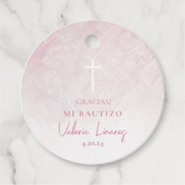 Rosita Bautizo Etiqueta para Recuerdos Gefältags Geschenkanhänger