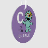 Rosita | Personalisierter Name mit Foto Ornament (Vorderseite)