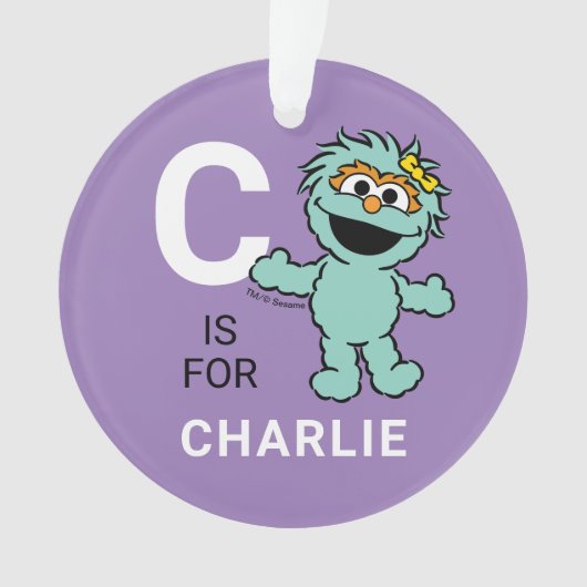 Rosita | Personalisierter Name mit Foto Ornament (Vorderseite)