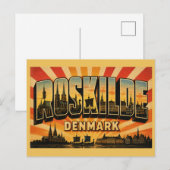 Roskilde Dänemark Kathedrale Postkarte (Vorne/Hinten)