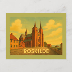 Roskilde Dänemark Kathedrale Postkarte