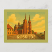 Roskilde Denmark Cathedral Postkarte (Vorderseite)