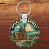 Roskilde Denmark Cathedral Schlüsselanhänger (Rückseite)