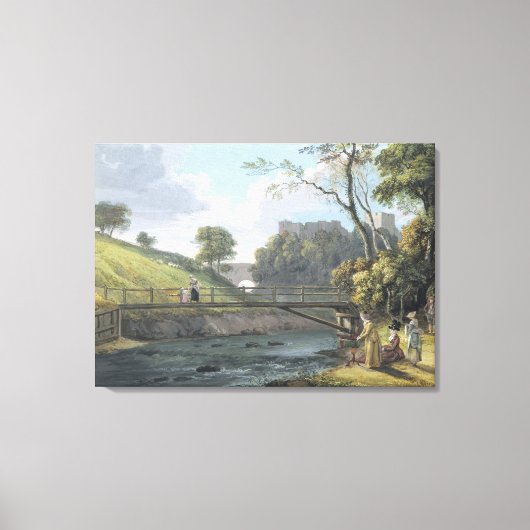 Roslin Castle, Midlothian (w/c und gouache auf Pap Leinwanddruck (Vorderseite)