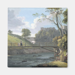 Roslin Schloss, Midlothian (w/c und Gouache auf Magnet