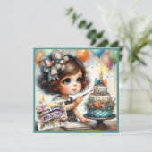 ROSLYN ~ Happy Birthday ~ Kuchendekoration ~ (Stehend Vorderseite)